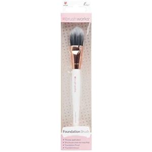 Brushworks - Foundation Brush - Make-up Penseel - Synthetische Vezels