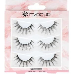 Invogue Multipack Lashes For The Gram 3 paar