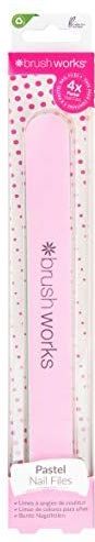brushworks - Nagelvijlen - Pastelkleuren - 4 Stuks