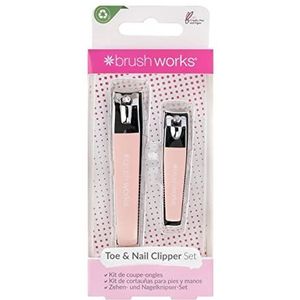 brushworks Toe and Nail Clipper Set