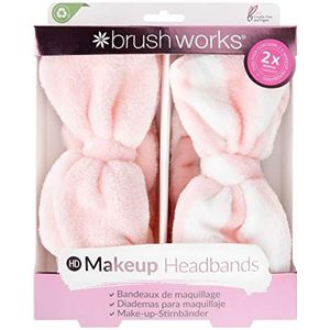 Brushworks Makeup Headbands Make-up haarband (met strik)