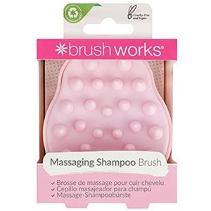 Brushworks Massaging Shampoo Brush Massage Borstel voor Hoofdhuid  1 st