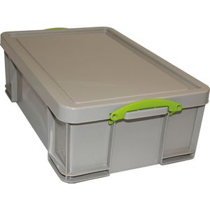 Really Useful Box opbergdoos 50 liter, gerecycleerd, grijs 5 stuks