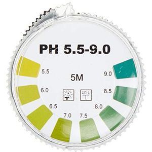 Camlab 1171263 Universele Indicator Papier, pH 5.5–9.0, 7 mm x 5 m
