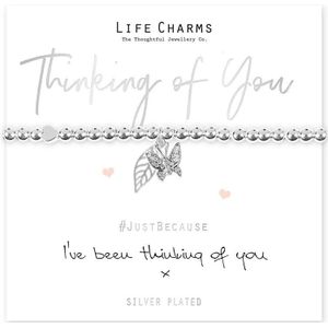 Life Charms Armband met Giftbox | Thinking Of You | Butterfly