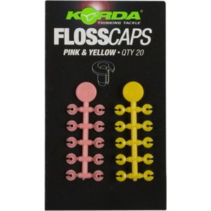 Korda - Floss Caps | Pink/Yellow -