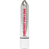 Motley Crue - Too Fast For Love 10 Function Bullet Vibrator Zilver