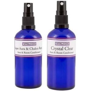 Aura Spray Bundel - Super Aura & Chakra Reparatie, Crystal Clear 50ml