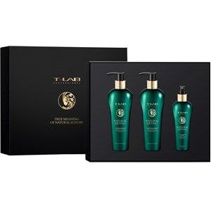 T-LAB Professional Collectie Natural Lifting Ritueel Duo Shampoo 300 ml + Duo Treatment 300 ml + Hair Grow Toner 150 ml