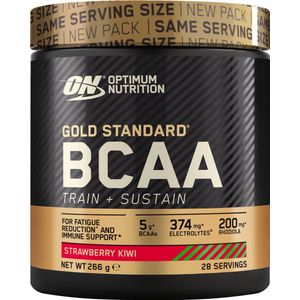 Optimum Nutrition Gold Standard BCAA - Strawberry Kiwi - Aminozuren - Train & Sustain