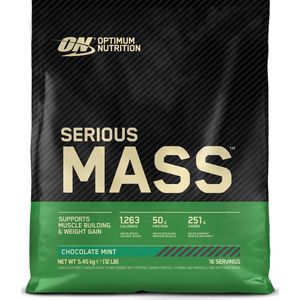 Optimum Nutrition Serious Mass - Chocolate Mint - Mass Gainer - Weight Gainer - 5450 gram (16 servings)