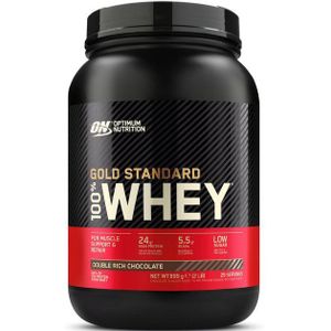 Optimum Nutrition - Gold Standard 100% Whey Protein - Eiwitshake - Double Rich Chocolate - 900 gram