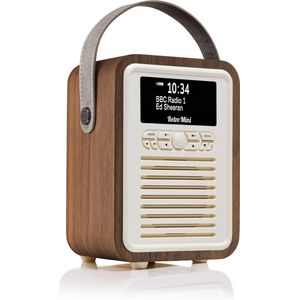 VQ - Retro Mini - DAB/DAB+ Digitale & FM-radio - Walnoot