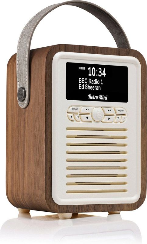 VQ - Retro Mini - DAB/DAB+ Digitale & FM-radio - Walnoot