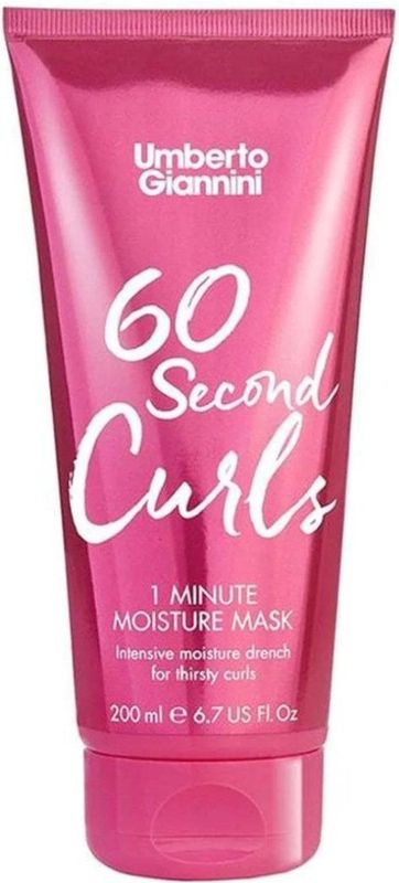 Umberto Giannini - 60 Sec Curl Moisture Masker - 210gr - Haarmasker - Voor Krullend Haar