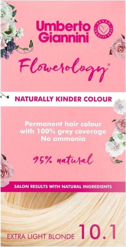 Umberto Giannini Flowerology Colour Naturally Kinder Colour 10.1 Extra Light Blonde