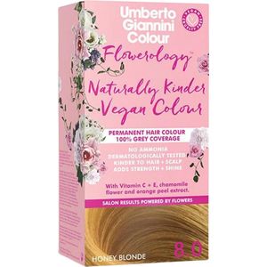 Umberto Giannini - Flowerology Vegan Colour Honey Blonde 8.0 Haarverf 110 ml