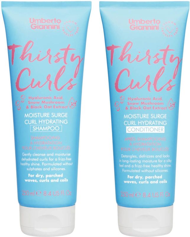 Umberto Giannini - Thirsty Curls - Shampoo - 250ml - Hydraterend