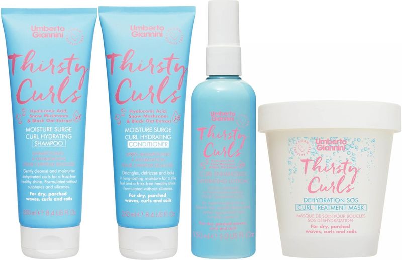Haarmasker - Thirsty Curls - 230ml - Hydraterend - Siliconenvrij