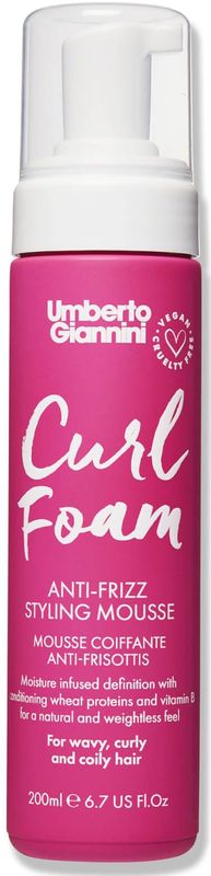 Umberto Giannini - Curl Foam - Styling Mousse - 200ml - 97% Natuurlijke Ingrediënten