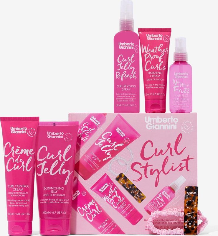 Umberto Giannini - Curl Stylist Giftset - Haarstyling - Cadeaubox - 8 Stuks