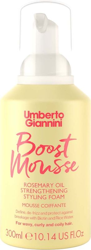 Umberto Giannini - Strong Curls - Styling Mousse - 290ml - Natuurlijke Ingrediënten