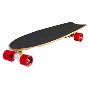 Ridge Skateboards Compleet Mini Cruiser Mini Longboard, Natural Range, Shark, esdoorn, 28 inch