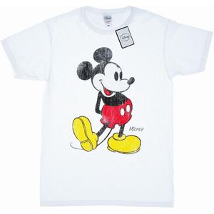 Li-cense - Mickey Mouse Classic Kick - T-shirt - Zwart - 100% Katoen, Korte Mouwen, Ronde Hals