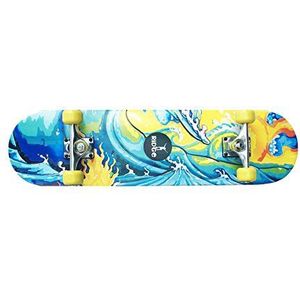 Ridge Skateboards - 32"" x 8"" concaaf - Compleet surfskate board - Tropical Wave