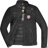 Merlin - Alton - Leren Motorjas - Zwart