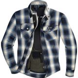 Merlin - Axe - Motorshirt - Blauw Wit