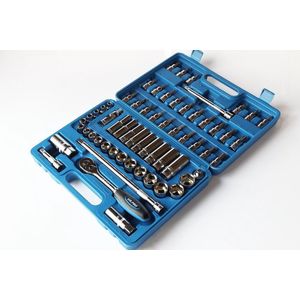 Dopsleutelset met ratel 3/8"" 61-delig