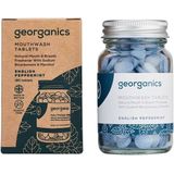 Georganics Mondwater Tabletten - Pepermunt - 180 tabletten - Langdurige frisheid - Antibacteriële spoeling - Eco-vriendelijk