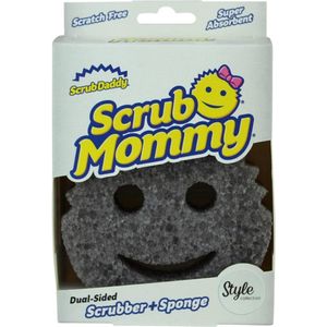 Scrub Daddy - Scrub Mommy krijsvrije spons dubbelzijdig grijs