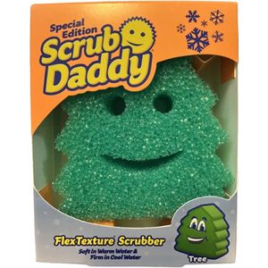 Scrub Daddy Special Edition - Groen - Kerstboom - Schoonmaakspons - Schoonmaken - Spons