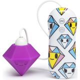 Tokidoki - Siliconen Clitoris Vibrator - Diamant - Paars