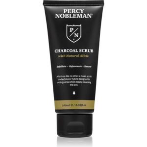 Percy Nobleman - Charcoal Scrub - Gezichtscrub - Houtskool - Veganistisch