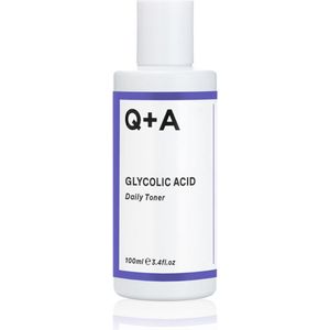 Q+A Glycolic Acid Mild Exfolierende Tonic met AHA Acids 100 ml