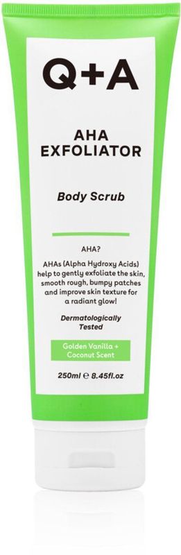 Q+A AHA Exfoliator Body Scrub 250 ml