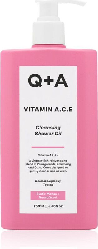 Q+A Vitamin A.C.E. Shower Oil 250 ml