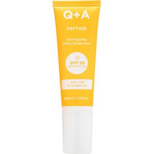 Q+A - Peptide Renewing Face Sunscreen - Zonnebrand - SPF 50 - 50 ml