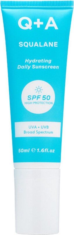 Q+A - Squalane Hydraterende Zonnebrandcrème - SPF 50 - 50ml