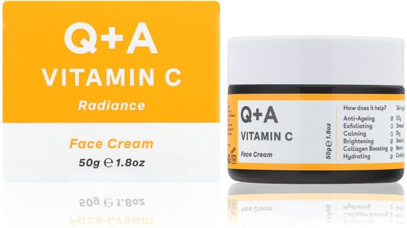 Q+A - Vitamin C Radiance Face Cream - 50 gr - Gezichtscrème