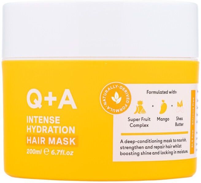 Q+A - Intense Hydration - Haarmasker - Mango - Sheaboter - Avocado