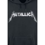 Metallica - Spiked Logo - Heren Trui met Capuchon - Zwart