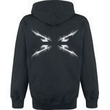 Metallica - Spiked Logo - Heren Trui met Capuchon - Zwart