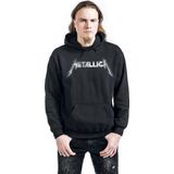 Metallica - Spiked Logo - Heren Trui met Capuchon - Zwart