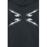 Metallica - Spiked Logo - Heren Trui met Capuchon - Zwart