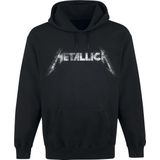 Metallica - Spiked Logo - Heren Trui met Capuchon - Zwart