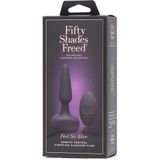 Fifty Shades Freed Vibrerende Butt Plug Oplaadbaar- Donker paars